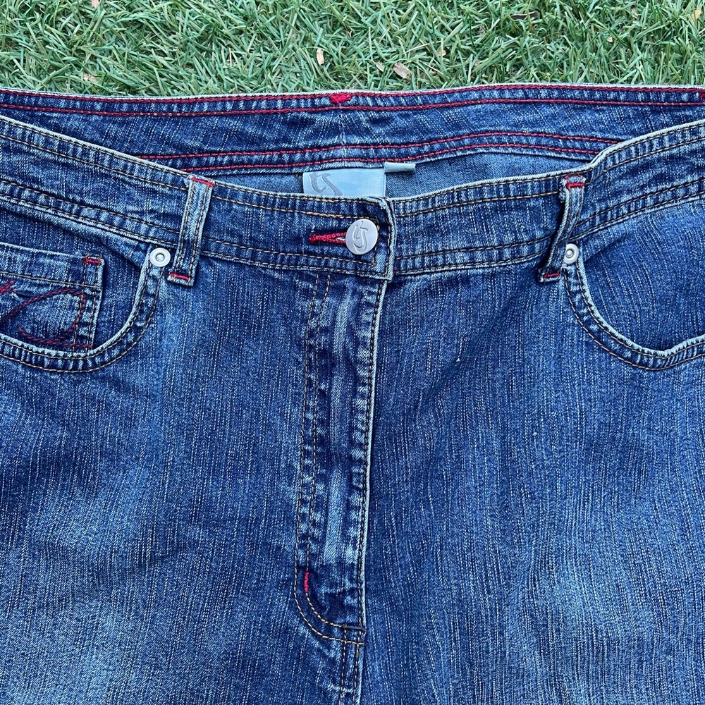Y2K Blue Denim Jorts - Picture 3 of 6